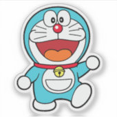 Happy Doraemon Sticker (Voorkant)
