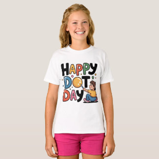 Happy Dot Day 15 september Creatief Kinder T-shirt