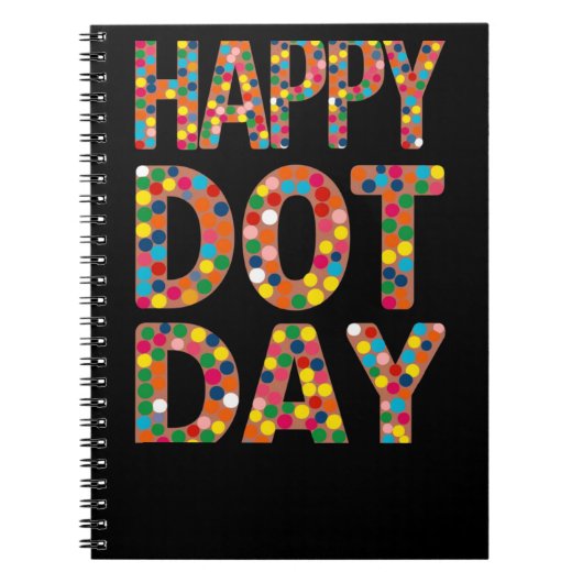 Happy Dot Day Art Notitieboek (Voorkant)
