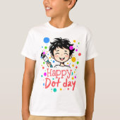 Happy Dot Day - Back to School Teacher T-shirt (Voorkant)