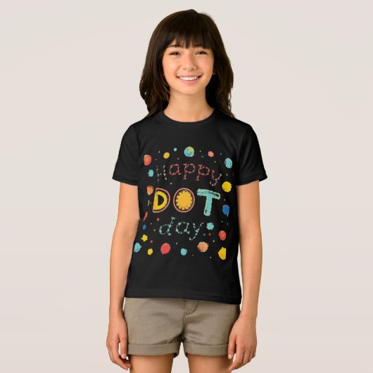 Happy Dot Day Creative Art Teachers Kinder T-shirt (Voorkant volledig)