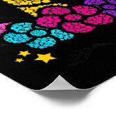 Happy Dot Day Eenhoorn Meisjes Kinder September 15 Poster (Hoek)