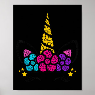 Happy Dot Day Eenhoorn Meisjes Kinder September 15 Poster