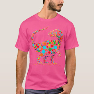 Happy Dot Day Kleurrijke Polka Dot Dinosaurus Jong T-shirt