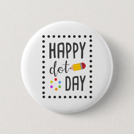 Happy Dot Day Maak van je Mark Boys Dot Shirt Ronde Button 5,7 Cm