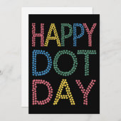 Happy Dot Day Teachers kinder gift Feestdagenkaart (Voorkant / Achterkant)