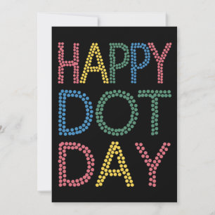 Happy Dot Day Teachers kinder gift Feestdagenkaart
