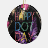 Happy Dot Day Teachers kinder gift Keramisch Ornament (Links)