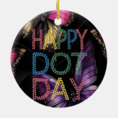 Happy Dot Day Teachers kinder gift Keramisch Ornament (Achterkant)
