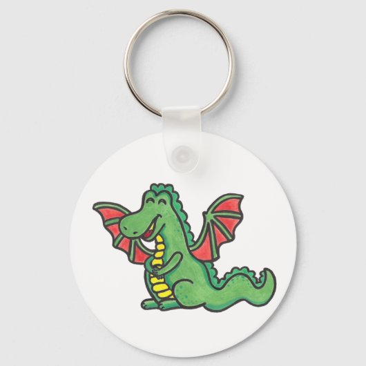 Happy Dragon sleutelhanger (Voorkant)
