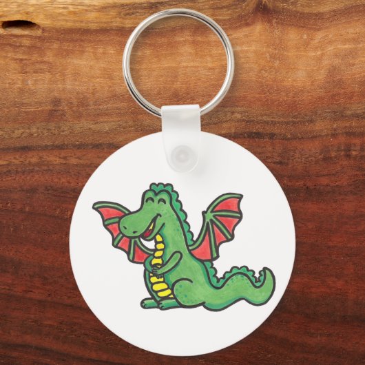 Happy Dragon sleutelhanger (Voorkant)
