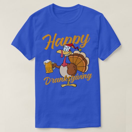 Happy Dranksgiving Funny Thanksgiving T-shirt (Design voorkant)