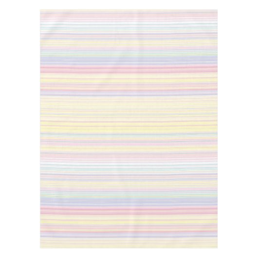 Happy Dream - Elegant Colorful stripe- Tafelkleed (Voorkant)