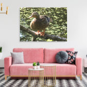 Happy Duck Canvas Afdruk (Insitu (Woonkamer))