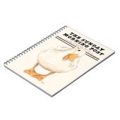 Happy Duck  Magazine (Norman Rockwell Style) Notitieboek (Linkerzijde)