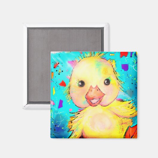 Happy Duck Magnet (Voorkant / Achterkant)