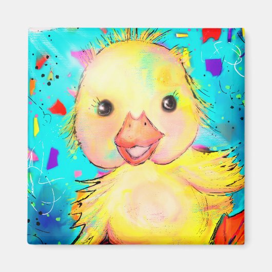 Happy Duck Magnet (Voorkant)