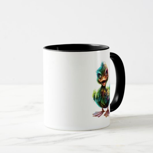 Happy duck. mok (Voorkant rechts)