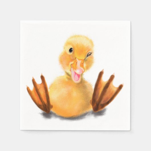 Happy Duck Napkins Servet (Voorkant)