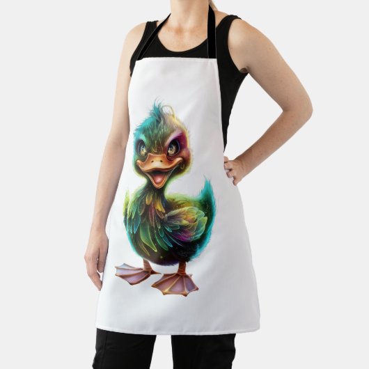 Happy duck. schort (Insitu)