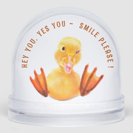 Happy Duck Sneeuwbol (Voorkant)