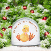 Happy Duck Sneeuwbol (Kerstmis)