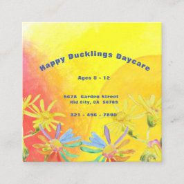 Happy Duckling Daycare Visitekaartje