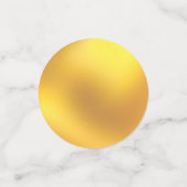 Happy Duckling & Gold Confetti op Yellow Birthday (Kleine voorkant)