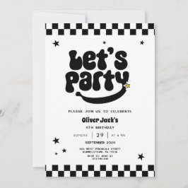 Happy Dude Elke Leeftijd Verjaardag Uitnodiging