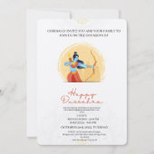 Happy Dussehra Celebration Invitation Kaart (Voorkant)