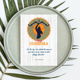 Happy Dussehra Vijayadashmi Kaart