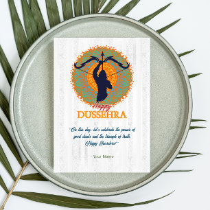 Happy Dussehra Vijayadashmi Kaart