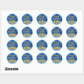 Happy Dusshehra Ronde Sticker (Vel)