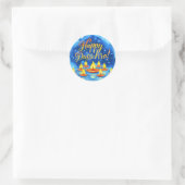 Happy Dusshehra Ronde Sticker (Tas)