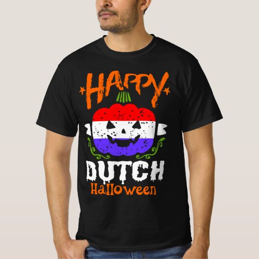 Happy Dutch Halloween T-shirt (Voorkant)