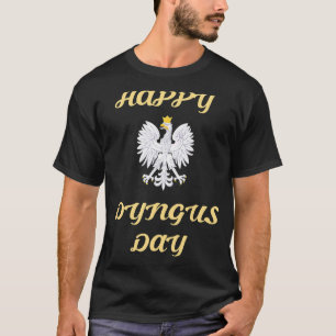 Happy Dyngus Day Polska Poolse witte adelaar T-shirt