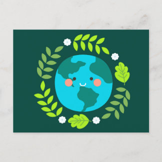 Happy Earth Briefkaart