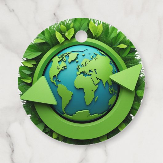 Happy Earth dag Bedankjes Labels (Achterkant)