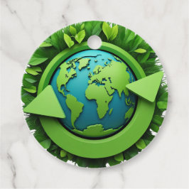 Happy Earth dag Bedankjes Labels