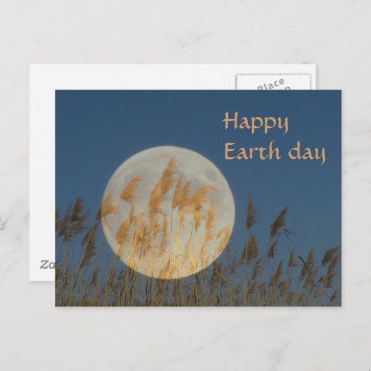Happy Earth dag Briefkaart (Voorkant / Achterkant)