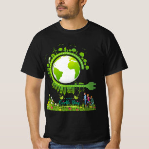 Happy Earth dag T-shirt