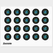 Happy Earth Day 2021 Ronde Sticker (Vel)
