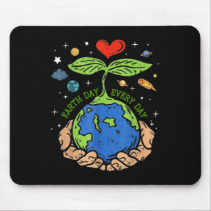 Happy Earth Day 2024 Red onze planeet Schattige Ea Muismat