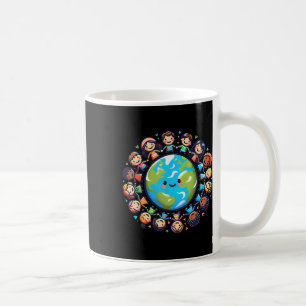 Happy Earth Day 2025 Cool Earth Day Kinderen Kinde Koffiemok