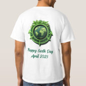 Happy Earth Day 2025 T-shirt (Achterkant)