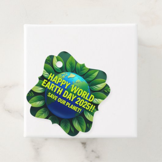 Happy Earth Day Bedankjes Labels (In situ)