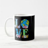 Happy Earth Day Birthday Save Natuur Love Girl Env Koffiemok (Links)