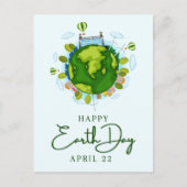 Happy Earth Day Briefkaart (Voorkant)