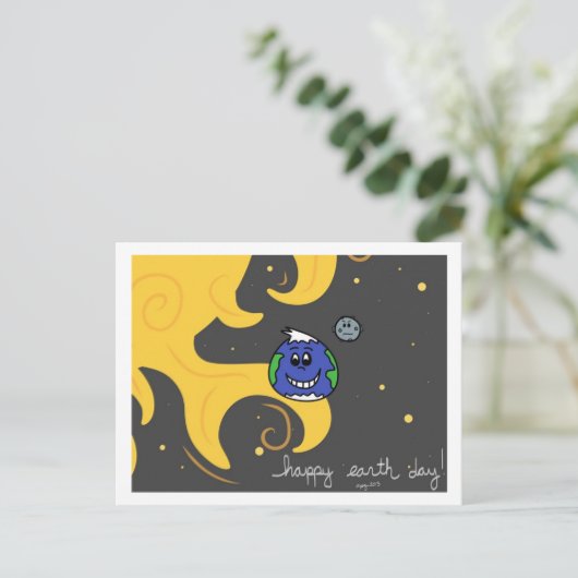 Happy Earth Day - Briefkaart (Staand voorkant)
