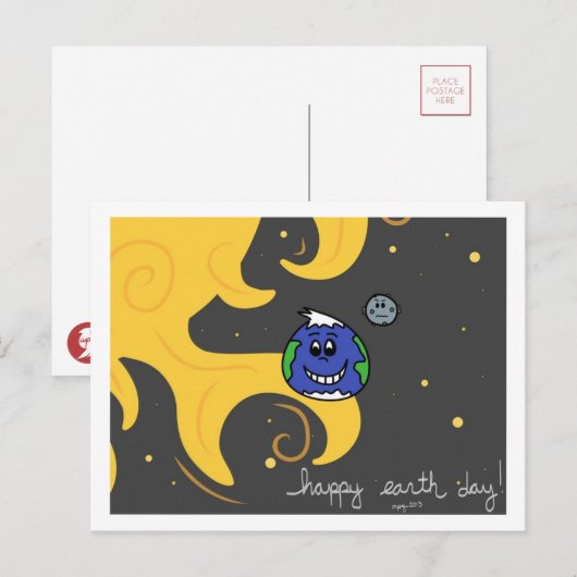 Happy Earth Day - Briefkaart (Voorkant / Achterkant)